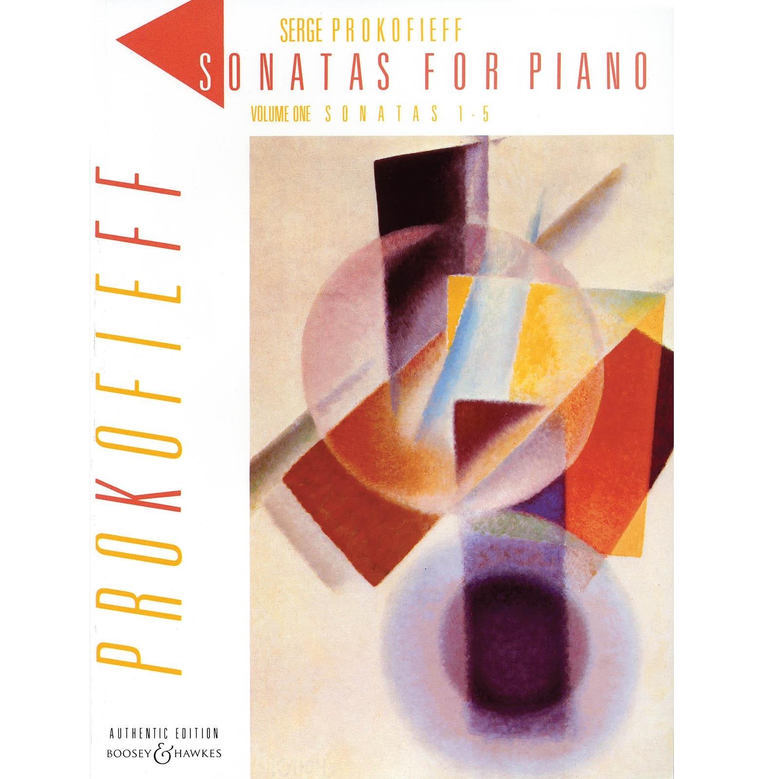 Prokofieff Sonatas For Piano Volume One Sonatas 1-5 - Authentic Edition Boosey Hawkes