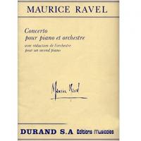 Ravel Concerto pour piano et orchestre avec reduction de l'orchestre pour un second piano -Durand S.A. Editions Musicales_1