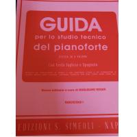 Rossomandi GUIDA per lo studio tecnico del pianoforte Divisa in 8 Volumi con testo Inglese e Spagnolo (Rosati) Fascicolo l - Edizioni S. Simeoli_1