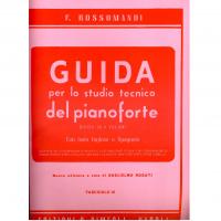 Rossomandi GUIDA per lo studio tecnico del pianoforte Divisa in 8 Volumi con testo Inglese e Spagnolo (Rosati) Fascicolo lll - Edizioni S. Simeoli