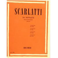 Scarlatti 16 Sonate per pianoforte (Silvestri) - Ricordi 
