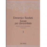 Scarlatti Sonate per clavicembalo Edizione Critica (Fadini) 3 - Ricordi