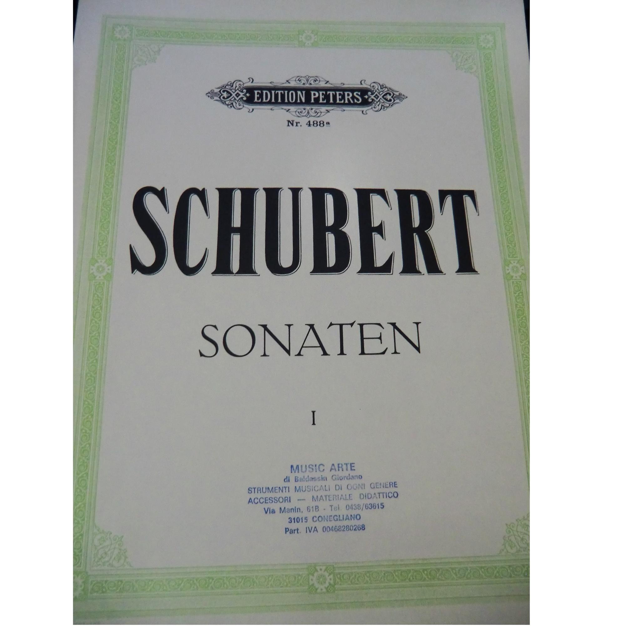 Schubert Sonaten I - Edition Peters