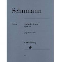 Schumann Arabeske C dur C major Ut majeur Opus 18 Urtext - Verlag 
