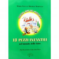 Vacca Quattro mani del Musigatto 13 Pezzi infantili nel mondo delle fiabe Per pianoforte a quattro mani - Carisch