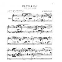 Elevation pour grand orgue Boellmann 