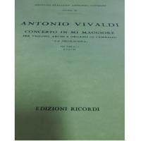 Vivaldi Concerto in Mi maggiore per violino archi e organo La Primavera Op. VIII n 1 F.I. n°22 - Edizioni Ricordi