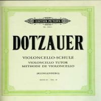 Dotzauer Violoncello-Schule Violoncello Tutor (Klingenberg) Band III . Vol III - Edition Peters