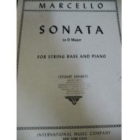 Marcello Sonata in D Major for string bass and piano (stuart sankey) - International Music Company_1