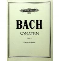 Bach Sonaten Nr 1-3 Klavier und Violine - Edition Peters 