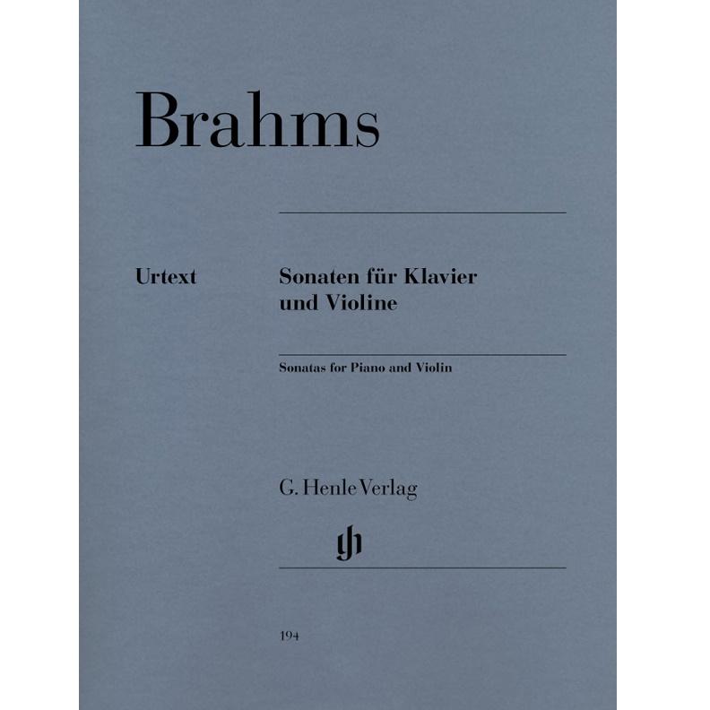 Brahms Sonaten Klavier und Violine Urtext - Verlag