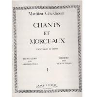 Crickboom Chants et morceaux pour violon et piano I - Schott Freres 