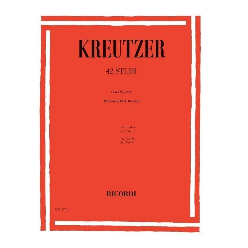 Kreutzer 42 Studi per Violino (revisione di Paolo Borciani) - Ricordi
