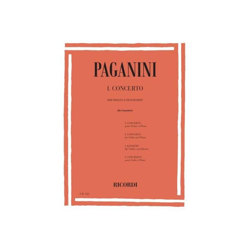 Paganini I. Concerto per violino e pianoforte (Trascrizione di Francesco De Guarnieri) - Ricordi 