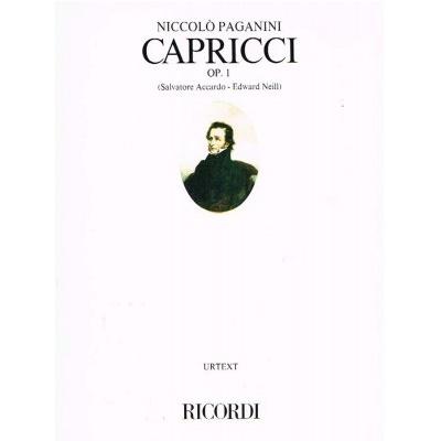 Paganini Capricci Op. 1 (Salvatore Accardo - Edward Neill) Urtext - Ricordi