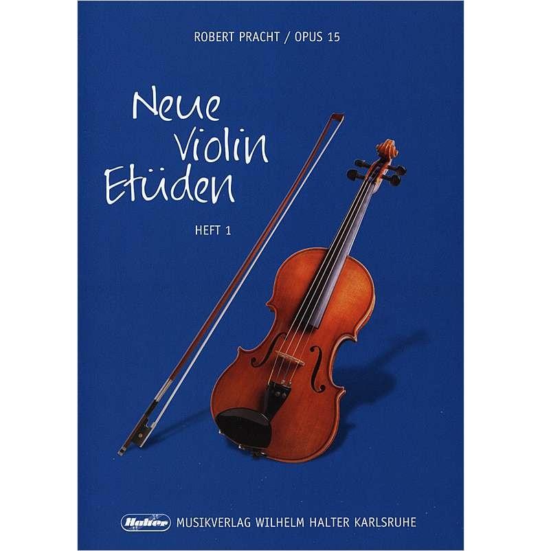 Pratch Opus 12 Neue Violin Etuden HEFT 1 - Musikverlag Wilhem Halter Karlsruhe  