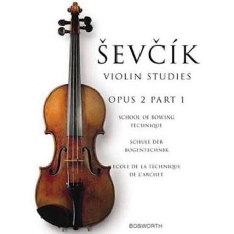 Sevcik Violin Studies Opus 2 Part 1 School of bowing - Bosworth 