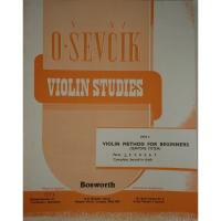 Sevcik Violin Studies Opus 6 Part 1 Violin Method For Beginners - Bosworth