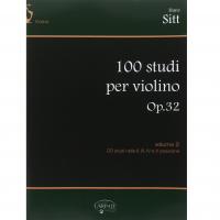 Sitt 100 Studi per violino Op. 32 Volume 2 20 studi nella II, III, IV, e V posizione - Carisch_1