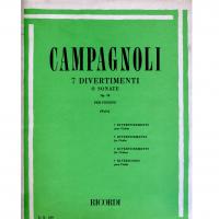 Campagnoli 7 Divertimenti o sonate Op. 18 Per Violino (Polo) - Ricordi