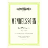 Mendelssohn Konzert E minor Opus 64 Violine und Orchester (Igor Oistrach) - Edition Peters 