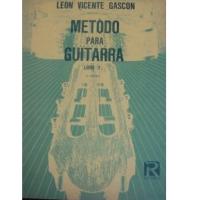 Leon Vicente Gascon Metodo para guitarra Libro 3Â° 6a. Edicion - Ricordi