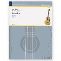 Ponce Estudio for Guitar (Segovia) - Schott 