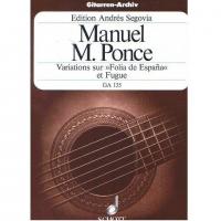 Ponce Variations sur >> Folia de Espana << et Fugue - Schott_1