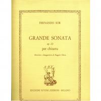 Fernando Sor Grande Sonata op. 22 per chitarra Ruggero Chiesa - Edizioni Suvini Zerboni 