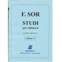 F. Sor Studi per chitarra (Gangi - Carfagna) Volume 1Â° - BÃ¨rben 