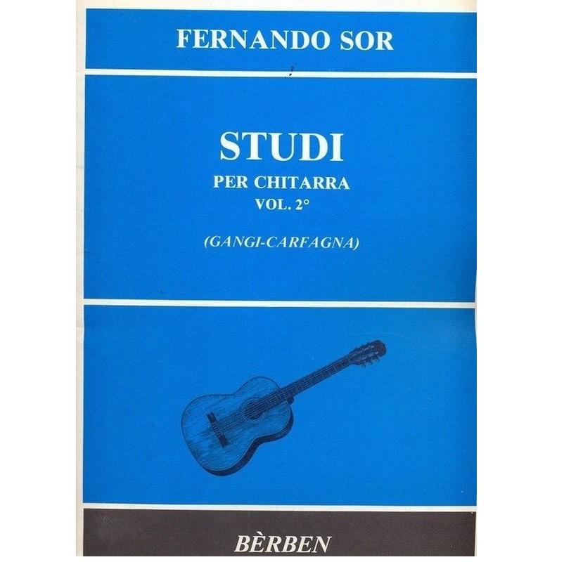 Fernando Sor Studi per chitarra Vol. 2Â° (Gangi-Carfagna) - BÃ¨rben