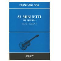 Ferdinando Sor 32 Minuetti per chitarra (Gangi-Carfagna) - BÃ¨rben 