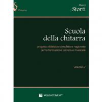 Mauro Storti Scuola della chitarra progetto didattico completo e ragionato per la formazione tecnica e musicale Volume 2 - Carisch