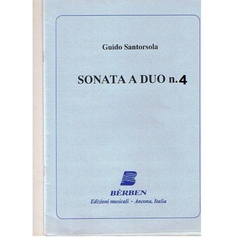 Guido Santorsola SONATA A DUO n. 4 para flauta y guitarra - BÃ¨rben 