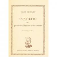 Filippo Gragnani Quartetto op. 8 per violino, clarinetto e due chitarre - Edizioni Suvini Zerboni