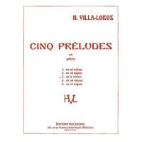 Heitor VILLA-LOBOS Prelude ne 3 en la mineur pour guitare - Eschig 