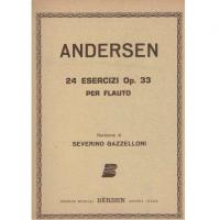 Andersen 24 Esercizi Op. 33 per flauto Severino Gazzelloni - BÃ¨rben 