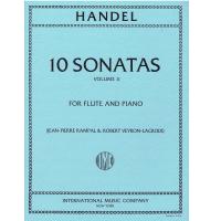 Handel Ten Sonatas Volume II for flute and piano - International Music Company