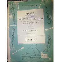 Vivaldi Concerto in Fa Magg. per flauto, archi e organo LA TEMPESTA DI MARE, FLAUTO E PIANOFORTE - Ricordi 
