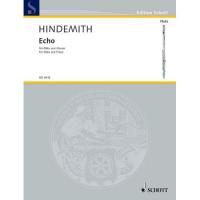 Hindemith Echo for Flute and Piano - Schott