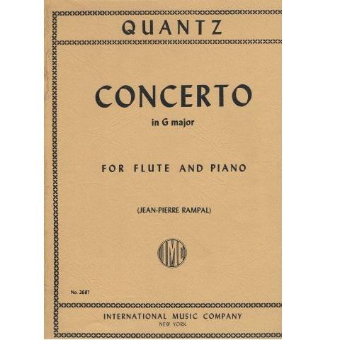 Quantz CONCERTO in G major for Flute and Piano - International Music Company
