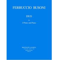 Ferruccio Busoni Duo for 2 Flutes and Piano - Breitkopf & Hartel 