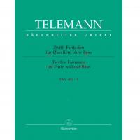 Telemann Twelve Fantasias for Flute without Bass TWV 40:2 - 13 - Barenreiter Urtext