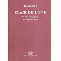 Debussy Clair de Lune for flute and piano - Editio Musica Budapest 