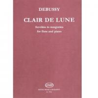 Debussy Clair de Lune for flute and piano - Editio Musica Budapest 