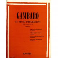 Gambaro 22 Studi progressivi per clarinetto (Giampieri) - Ricordi_1