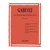 Gabucci 20 Studi di media difficoltÃ  per clarinetto - Ricordi_1