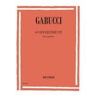 Gabucci 60 Divertimenti per clarinetto - Ricordi