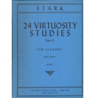 Stark 24 Virtuosity Studies Opus 51 for Clarinet Book I - International Music Company 