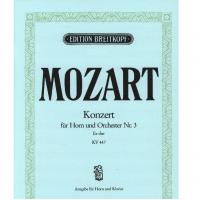 Mozart Konzert fur Horn und Orchester Nr. 3 KV 447 - Breitkopf